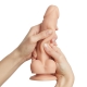 Dildo M 14 x 3,6cm com cinta de pele deslizante realista