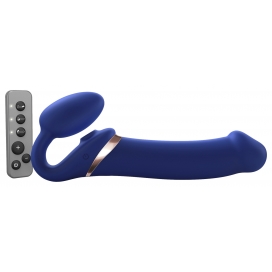 Consolador Multi Orgasmo Strap-On-Me M 15 x 3.8cm Azul
