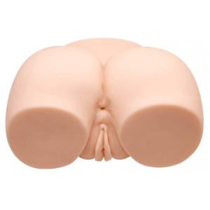 Crazy Bull Super Lady Crazy Bull Vagina-Anus Masturbador vibratório para nádegas