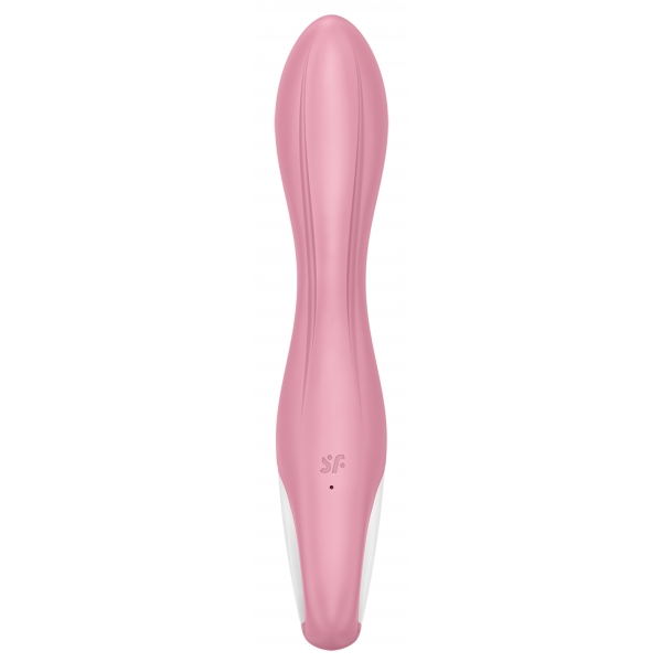 Vibratore gonfiabile a pompa d'aria 2 Satisfyer 12 x 3,5 cm rosa