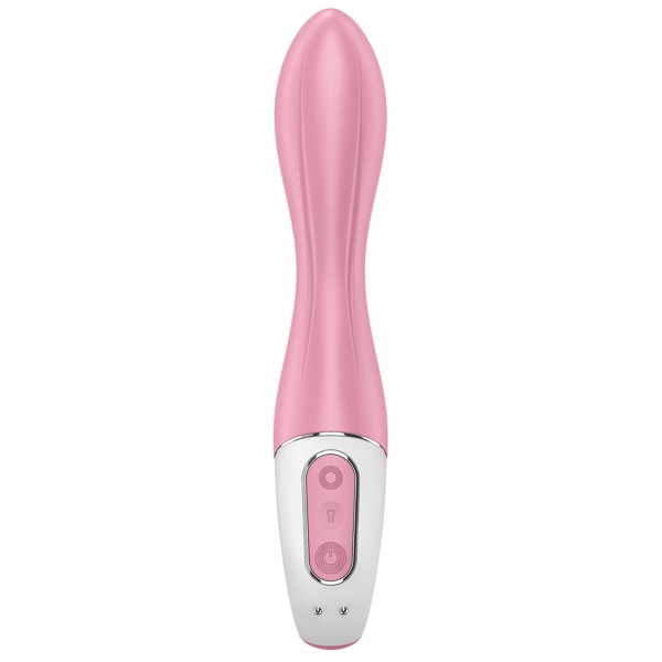 Inflatable Vibro Air Pump Vibrator 2 Satisfyer 12 x 3.5cm Pink