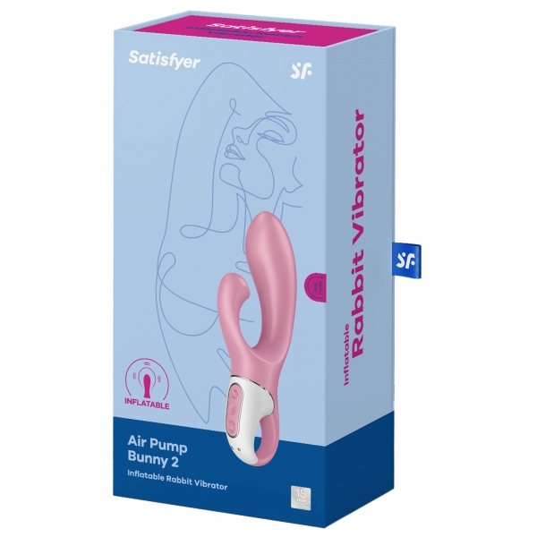 Opblaasbare Vibro Konijn Luchtpomp Bunny 2 Satisfyer