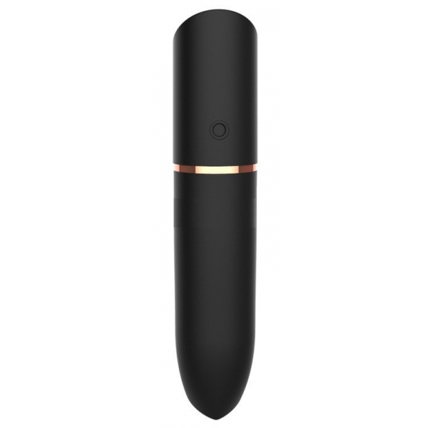 Mini Vibro Hart Lipstick 9cm Zwart