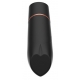 Mini Lápiz Labial Vibro Corazón 9cm Negro