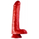 ANGRYDICK 28 x 6,3 cm Rosso