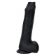 Silicone dildo Nopi 16 x 4cm Black