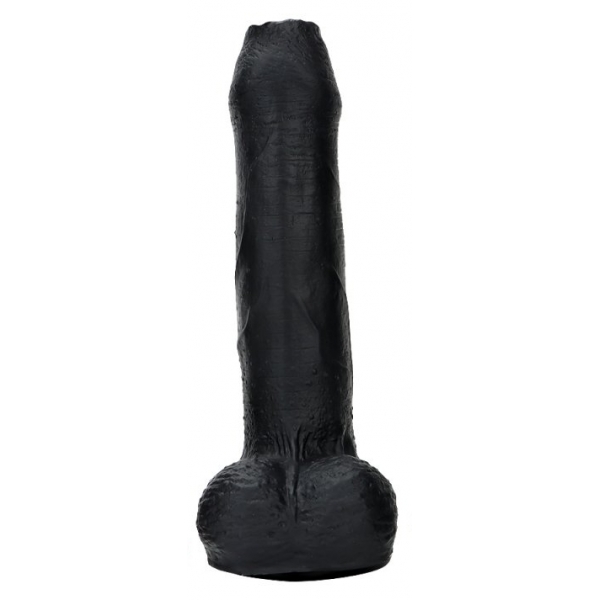 Double Color Silicone Large Dildo -02 BLACK