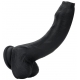 Dildo de silicone Nopi 16 x 4cm Preto