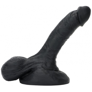 DarkSil Bigbal Silikondildo 14 x 4cm Schwarz