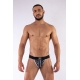 Mister B Neoprene Jockstrap Preto-Branco