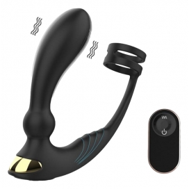 AnalTech Plug Vibrador para la Próstata y Anillo Kings Landing 13 x 3.3cm