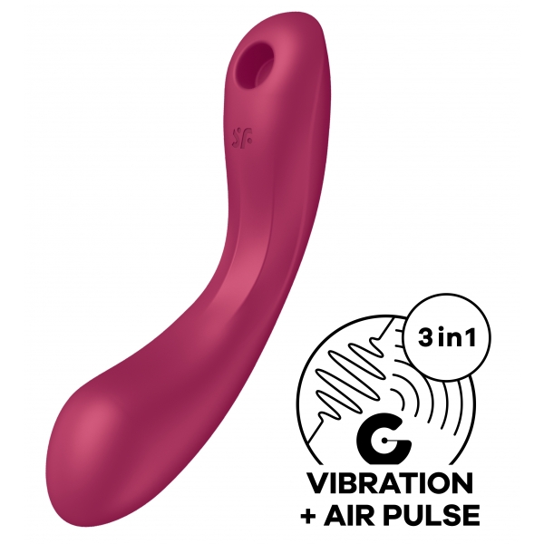 Curvy Trinity 1 Satisfyer Roze Clitoris Stimulator