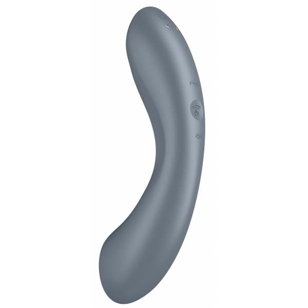 Stimolatore clitorideo Curvy Trinity 1 Satisfyer Grigio