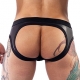 Mister B Neoprene Jock Brief Black