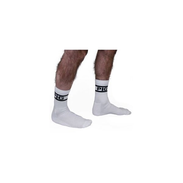 Weiße Socken PIG x 2 Paar