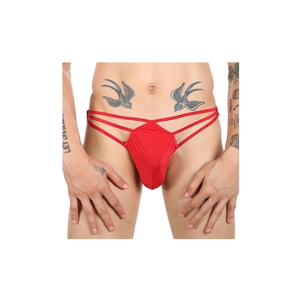 Tanga sexy Batavio rojo