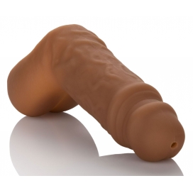Protesi del pene cava 10 x 3 cm marrone