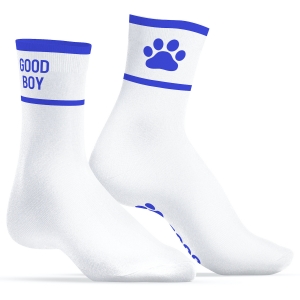 Kinky Puppy Socks Calcetines Good Boy Blanco-Azul