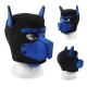 Puppy Neoprene Dog On Mask Black-Blue