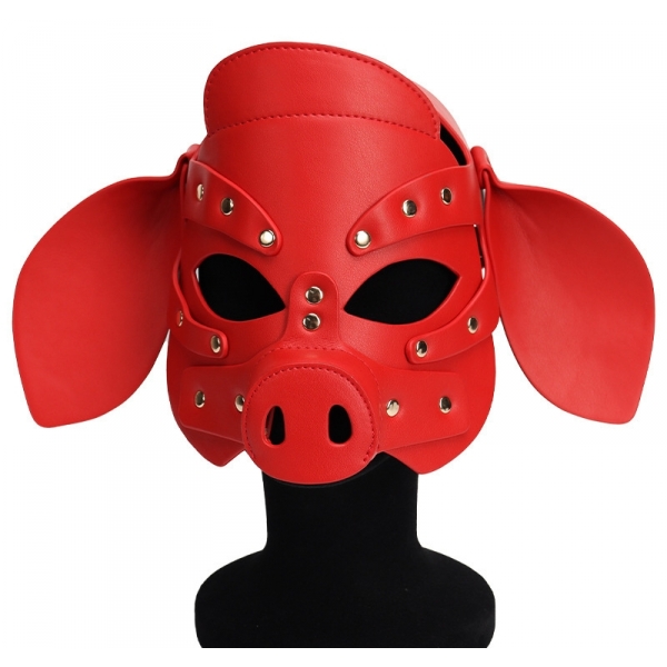 Máscara Pig Grox Vermelha