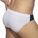 Bicolor Swim Briefs Marine-White