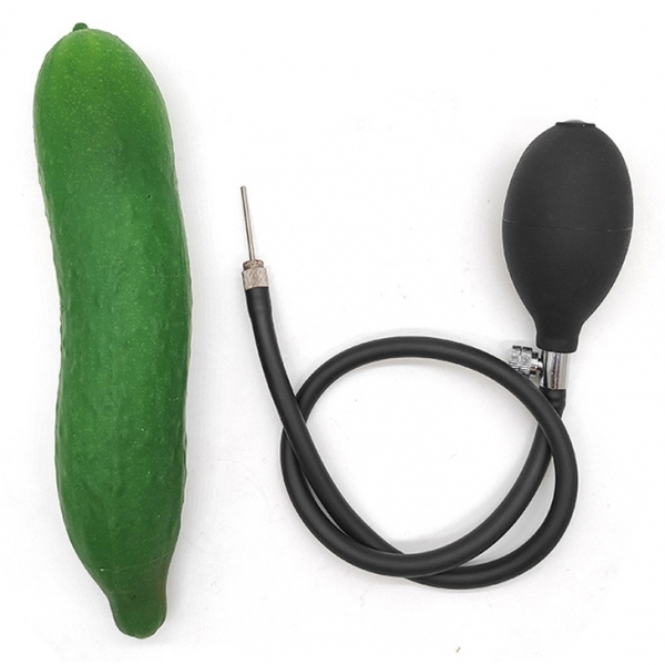 Inflatable Cucumber Butt Plug