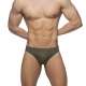 Bicolor Swim Briefs Kaki-Black