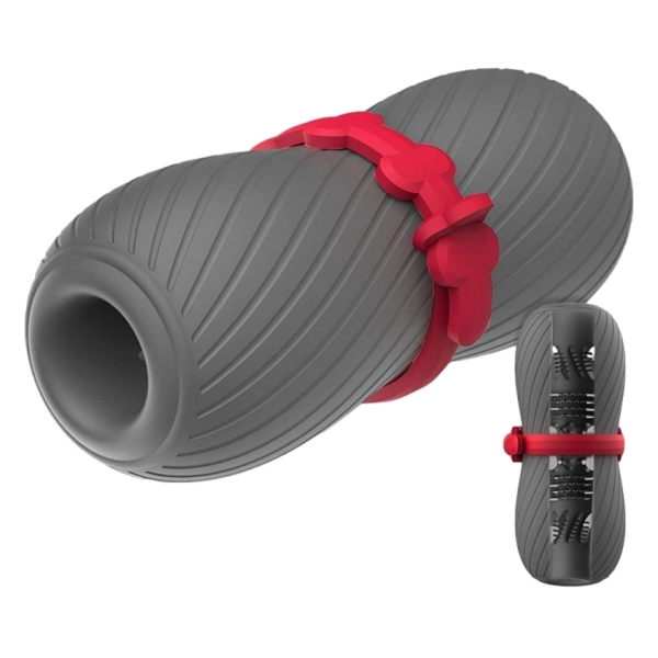 Drum Adjustable Male Stroker GREY