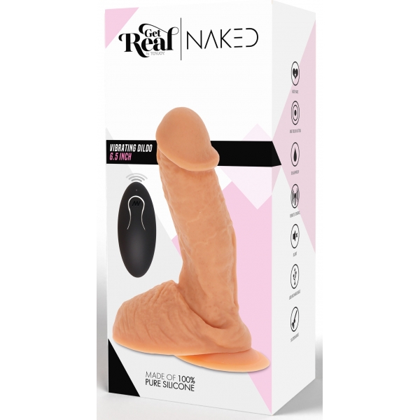 Naked Vibe vibrating dildo 12 x 4.2cm