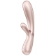 Vibro Rabbit Connected Hot Lover Satisfyer 20 x 3 cm Argento