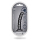 Plug en silicone BEADED G-SPOT S 13 x 2.5cm Gris