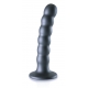 Plug Beaded G-Spot S 13 x 2.5cm Grey