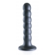 Plug en silicone BEADED G-SPOT S 13 x 2.5cm Gris