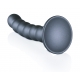 Plug en silicone BEADED G-SPOT S 13 x 2.5cm Gris