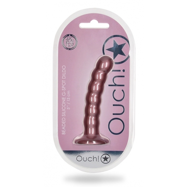 Plug Beaded G-Spot S 13 x 2.5cm Pink