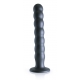 Plug Beaded G-Spot L 20,5 x 3,2 cm Grigio