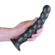 Plug Beaded G-Spot L 20,5 x 3,2 cm Grigio