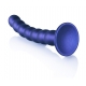 Plug en silicone BEADED G-SPOT L 20.5 x 3.2cm Bleu