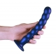 Plug Beaded G-Spot L 20.5 x 3.2cm Bleu