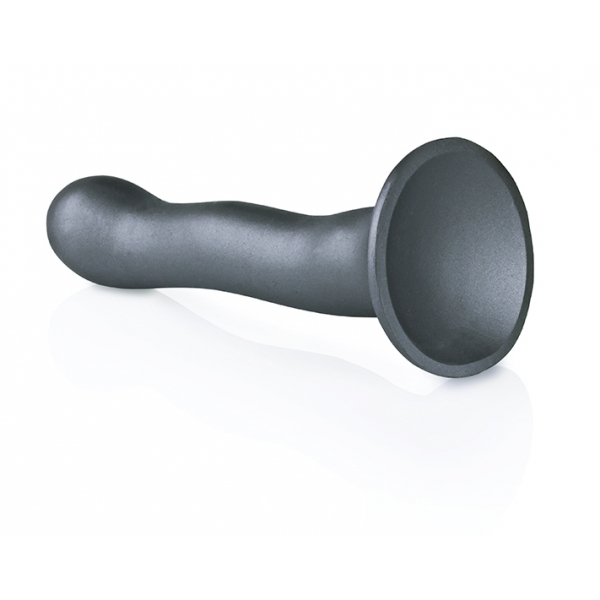 Plug Curvy G-Spot 17 x 3,5 cm Grigio