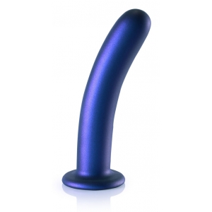 Ouch! Plug en silicone SMOOTH G-SPOT L 17 x 3.5cm Bleu