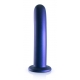 Plug en silicone SMOOTH G-SPOT L 17 x 3.5cm Bleu