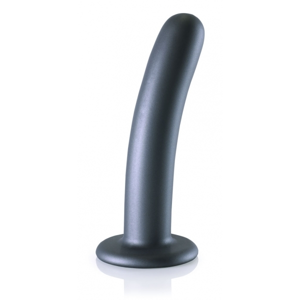 Plug Smooth G-Spot M 14,5 x 3 cm Grigio