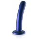 Plug en silicone SMOOTH G-SPOT M 14.5 x 3cm Bleu