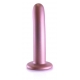 Plug en silicone SMOOTH G-SPOT M 14.5 x 3cm Rose