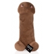 Pene di peluche 28 cm marrone