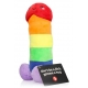 Peluche pene arcobaleno 30 cm