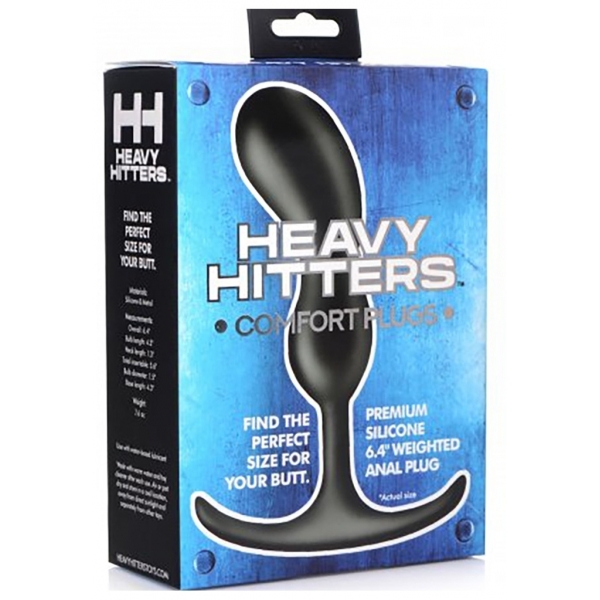Hitters Duo M silicone plug - 15 x 3.8cm - Weight 176g