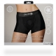 Vibrating Strap-On Boxer Black