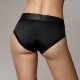 Strap-On High Cut Brief Negro